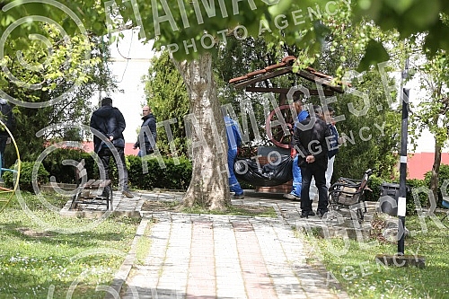 Pensioner Bozidar D. (77) at the morning in a village near Golubac - Baric killed three and then in the yard of the church committed suicide.