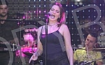Performance of Milica Pavlovic held in night club Gotik.Nastup Milice Pavlovic u nocnom klubu Gotik.