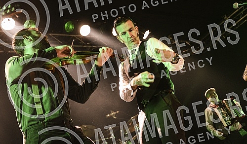 Concert of Orthodox Celts held in Dom omladine.Koncert Ortodoks keltsa (Orthodox Celts) odrzan u Domu omladine. 