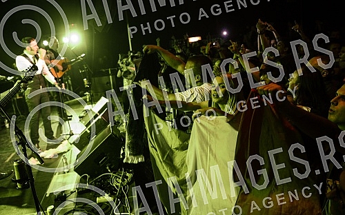 Concert of Orthodox Celts held in Dom omladine.Koncert Ortodoks keltsa (Orthodox Celts) odrzan u Domu omladine. 