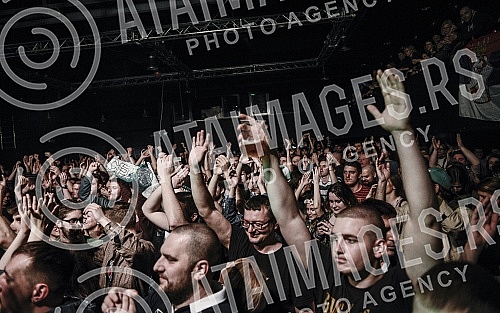Concert of Orthodox Celts held in Dom omladine.Koncert Ortodoks keltsa (Orthodox Celts) odrzan u Domu omladine. 