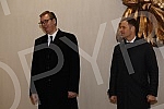 The President of Serbia Aleksandar Vucic and the President of the company 