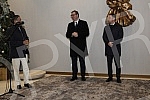 The President of Serbia Aleksandar Vucic and the President of the company 