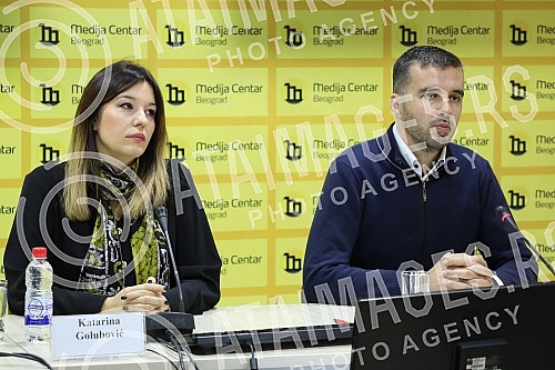 Press conference of the Initiative Kreni - Promeni on Amendments to the Law on Referendum and People's Initiative.Konferencija za novinare Inicijative Kreni - Promeni o izmenama Zakona o referendumu i narodnoj inicijativi.