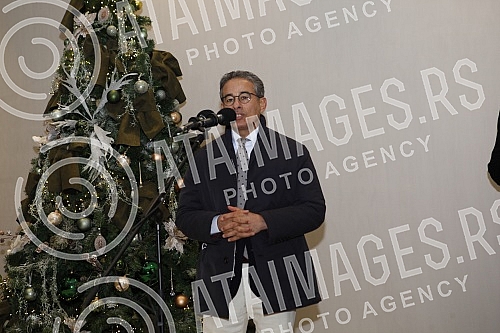 The President of Serbia Aleksandar Vucic and the President of the company 