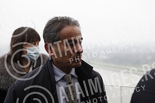 The President of Serbia Aleksandar Vucic and the President of the company 