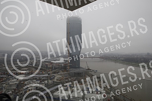 The President of Serbia Aleksandar Vucic and the President of the company 