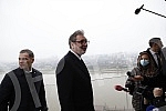 The President of Serbia Aleksandar Vucic and the President of the company 