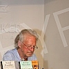 Nobel Laureate Peter Handke, who during a short visit to Belgrade, socialized with readers in the Delfi SKC bookstore and signed his books.Nobelovac Peter Handke, koji je u kratkoj poseti Beogradu druzio se sa citaocima u knjizari Delfi SKC i potpi