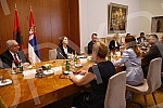 The Minister of Trade, Tourism and Telecommunications Tatjana Matic met with the Minister of Tourism and Environment of the Republic of Albania, Mirela Kumbaro Furxhi, and they discussed improving cooperation and harmonizing promotional activities be