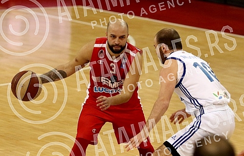 Regional ABA league match between KK FMP Zeleznik and KK Mornar Bar played at FMP Zeleznik hall.Utakmica ABA lige izmedju KK FMP Zeleznik i KK Mornar Bar odigrana u hali FMP Zeleznik.