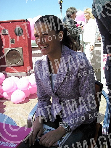 Celebrating the first year of Cosmopolitan magazine in Serbia.Obelezavanje prve godine izlazenja magazina Cosmopolitan u Srbiji.