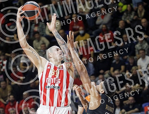 The match of the 16th round of the Turkish Airlines Euroleague between KK Crvena zvezda mts and FC Bayern Munich was played in the Aleksandar Nikolic Hall.Utakmica 16. kola Turkish Airlines Evrolige izmedju KK Crvena zvezda mts i FC Bajern Minhen o
