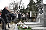 The ceremonial laying of wreaths on the renovated tombstone of Josip Runjanin at the Assumption Cemetery in Novi Sad marked the 200th anniversary of the birth of the composer of the Croatian national anthem as part of the celebration of the First Nat