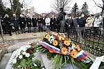The ceremonial laying of wreaths on the renovated tombstone of Josip Runjanin at the Assumption Cemetery in Novi Sad marked the 200th anniversary of the birth of the composer of the Croatian national anthem as part of the celebration of the First Nat
