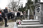 The ceremonial laying of wreaths on the renovated tombstone of Josip Runjanin at the Assumption Cemetery in Novi Sad marked the 200th anniversary of the birth of the composer of the Croatian national anthem as part of the celebration of the First Nat
