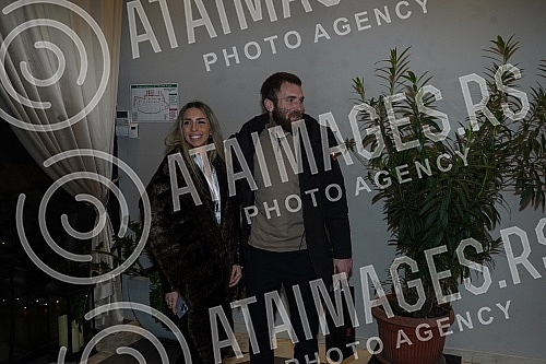 Singer Katarina Grujic and football player Marko Gobeljic became the parents of daughter Katja yesterday, and on that happy occasion, a celebration was held tonight at the Topciderac restaurant.