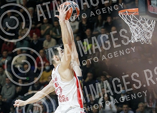 The match of the 16th round of the Turkish Airlines Euroleague between KK Crvena zvezda mts and FC Bayern Munich was played in the Aleksandar Nikolic Hall.Utakmica 16. kola Turkish Airlines Evrolige izmedju KK Crvena zvezda mts i FC Bajern Minhen o