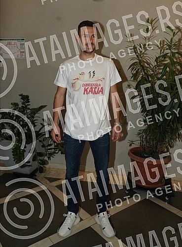 Singer Katarina Grujic and football player Marko Gobeljic became the parents of daughter Katja yesterday, and on that happy occasion, a celebration was held tonight at the Topciderac restaurant.