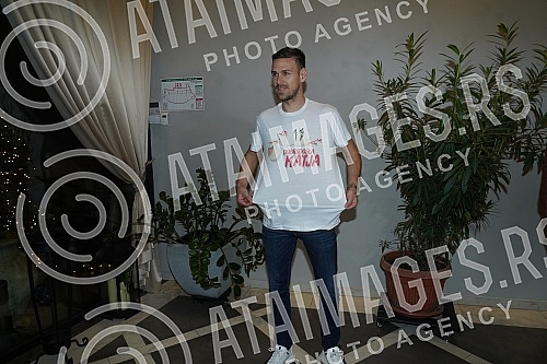 Singer Katarina Grujic and football player Marko Gobeljic became the parents of daughter Katja yesterday, and on that happy occasion, a celebration was held tonight at the Topciderac restaurant.