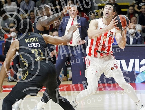 The match of the 16th round of the Turkish Airlines Euroleague between KK Crvena zvezda mts and FC Bayern Munich was played in the Aleksandar Nikolic Hall.Utakmica 16. kola Turkish Airlines Evrolige izmedju KK Crvena zvezda mts i FC Bajern Minhen o