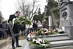 The ceremonial laying of wreaths on the renovated tombstone of Josip Runjanin at the Assumption Cemetery in Novi Sad marked the 200th anniversary of the birth of the composer of the Croatian national anthem as part of the celebration of the First Nat