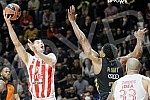 The match of the 16th round of the Turkish Airlines Euroleague between KK Crvena zvezda mts and FC Bayern Munich was played in the Aleksandar Nikolic Hall.Utakmica 16. kola Turkish Airlines Evrolige izmedju KK Crvena zvezda mts i FC Bajern Minhen o