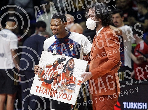 The match of the 16th round of the Turkish Airlines Euroleague between KK Crvena zvezda mts and FC Bayern Munich was played in the Aleksandar Nikolic Hall.Utakmica 16. kola Turkish Airlines Evrolige izmedju KK Crvena zvezda mts i FC Bajern Minhen o
