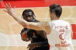 The match of the 16th round of the Turkish Airlines Euroleague between KK Crvena zvezda mts and FC Bayern Munich was played in the Aleksandar Nikolic Hall.Utakmica 16. kola Turkish Airlines Evrolige izmedju KK Crvena zvezda mts i FC Bajern Minhen o