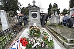 The ceremonial laying of wreaths on the renovated tombstone of Josip Runjanin at the Assumption Cemetery in Novi Sad marked the 200th anniversary of the birth of the composer of the Croatian national anthem as part of the celebration of the First Nat