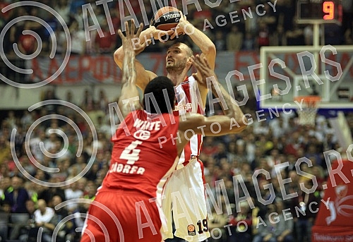 Utakmica 7. kola grupe `A`, TOP 16 faze Evrolige (Euroleague, TOP 16, Round 7, group A) odigrana u Hali Pionir izmedju KK Crvena zvezda Telekom i KK Cedevita Zagreb.