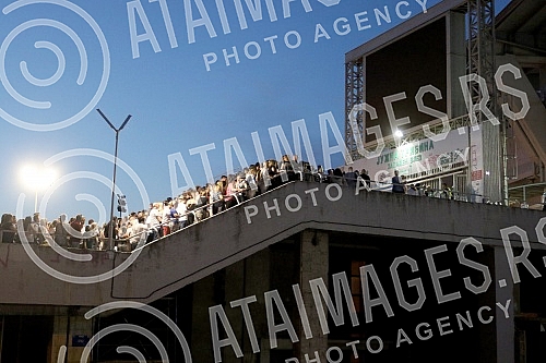 Concert of Zdravko Colic held on stadium National Arena 