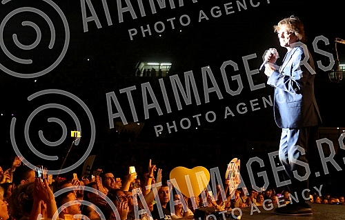 Concert of Zdravko Colic held on stadium National Arena 