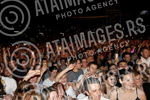 Concert of Zdravko Colic held on stadium National Arena 