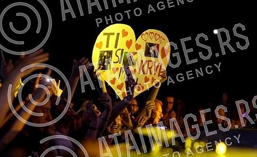 Concert of Zdravko Colic held on stadium National Arena 