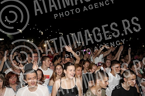 Concert of Zdravko Colic held on stadium National Arena 