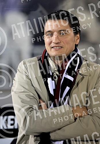 Friendly football match between FK Partizan (Serbia) and PAOK (Greece) played at Partizan stadium. Prijateljska utakmica izmedju FK Partizan (Srbija) i PAOK (Grcka) odigrana na stadionu Partizana.