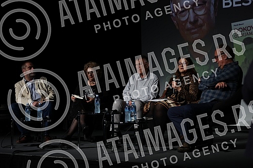 A literary event organized by the publishing house Cigoja, dedicated to the publication of the translation of the book 