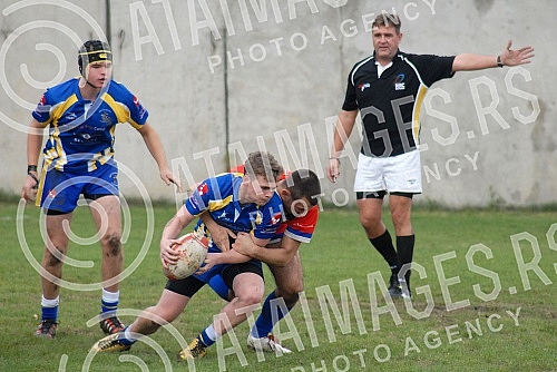 Utakmica u sklopu priprema ragbi reprezentacije U18, izmedju Repreentacije Srbije i Knutsford RFC (Engleska), odigrana na terenu FK Radnicki (Novi Beograd).