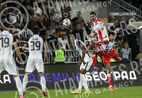 The match of the ninth round of the Linglong Tire Super League of Serbia between FK Partizan and FK Crvena zvezda was played at the Partizan stadium.Utakmica devetog  kola Linglong Tire Super liga Srbije izmedju FK Partizan i FK Crvena zvezda odigr