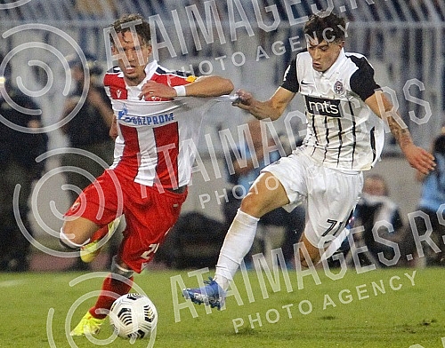 The match of the ninth round of the Linglong Tire Super League of Serbia between FK Partizan and FK Crvena zvezda was played at the Partizan stadium.Utakmica devetog  kola Linglong Tire Super liga Srbije izmedju FK Partizan i FK Crvena zvezda odigr