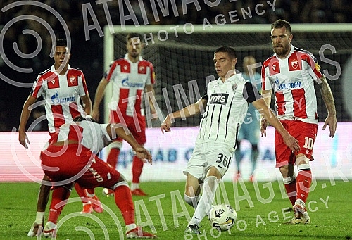 The match of the ninth round of the Linglong Tire Super League of Serbia between FK Partizan and FK Crvena zvezda was played at the Partizan stadium.Utakmica devetog  kola Linglong Tire Super liga Srbije izmedju FK Partizan i FK Crvena zvezda odigr