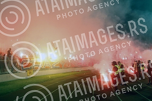 The match of the ninth round of the Linglong Tire Super League of Serbia between FK Partizan and FK Crvena zvezda was played at the Partizan stadium.Utakmica devetog  kola Linglong Tire Super liga Srbije izmedju FK Partizan i FK Crvena zvezda odigr