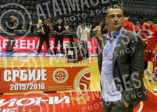Serbian basketball League (KLS) playoffs final, 4th game, between KK Crvena Zvezda Telekom and KK Partizan NIS played at Aleksandar Nikolic sports hall.Cetvrta utakmica finala plej ofa Kosarkaske Lige Srbije (KLS) izmedju kosarkasa Crvene zvezde Tel