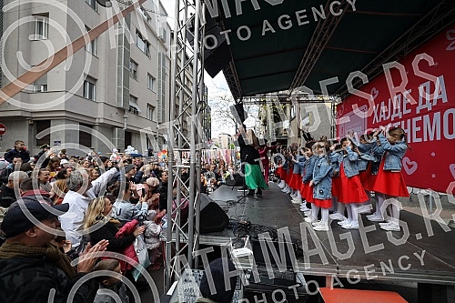 The traditional manifestation Jevremova Street of meetings after two years of pause is held on the day of the municipal celebration, Cveti under the slogan Let's meet.Tradicionalna manifestacija Jevremova ulica susreta nakon dve godine pauziranja o