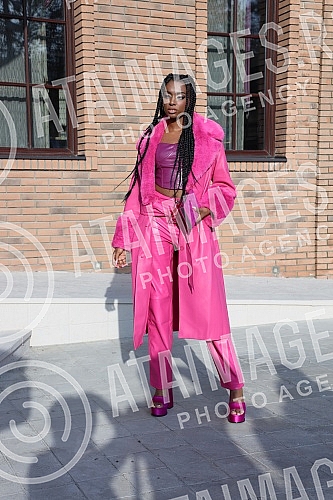 The new members of the Hurricane group Miona Sreckovic, Sara Kourouma and Jovana Radic presented to the media three new songs 