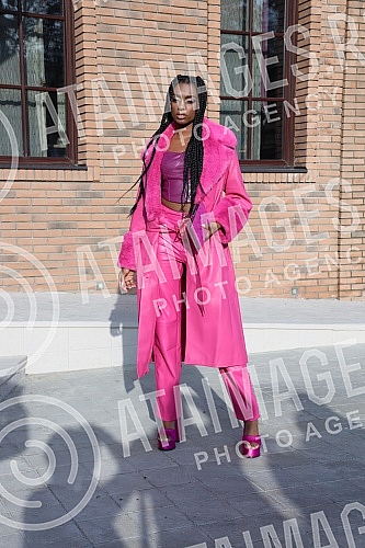 The new members of the Hurricane group Miona Sreckovic, Sara Kourouma and Jovana Radic presented to the media three new songs 