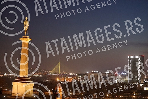 View of Belgrade during the first day of the weekend in which, according to the decision of the Government of Serbia from Friday at 21.00 to Monday at 06.00 in Serbia can only work grocery stores, some service activities (tailor, glass cutter, carpen