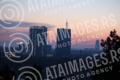 View of Belgrade during the first day of the weekend in which, according to the decision of the Government of Serbia from Friday at 21.00 to Monday at 06.00 in Serbia can only work grocery stores, some service activities (tailor, glass cutter, carpen