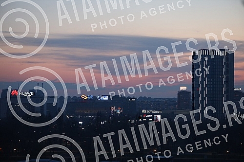 View of Belgrade during the first day of the weekend in which, according to the decision of the Government of Serbia from Friday at 21.00 to Monday at 06.00 in Serbia can only work grocery stores, some service activities (tailor, glass cutter, carpen